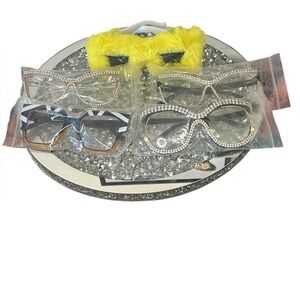 5 pairs fashion glasses